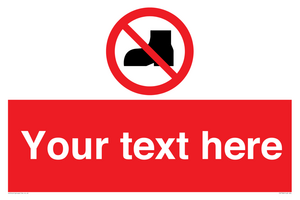 Custom No outdoor footwear